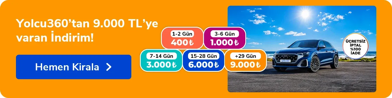 9000 tl indirimli kiralık araç kampanya