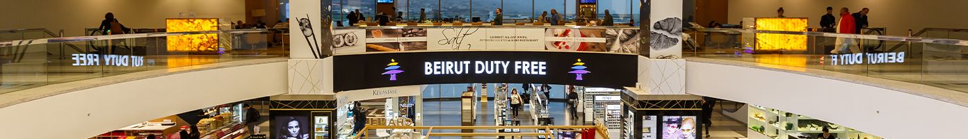 Beyrut Havalimanı iç mekan görünümü