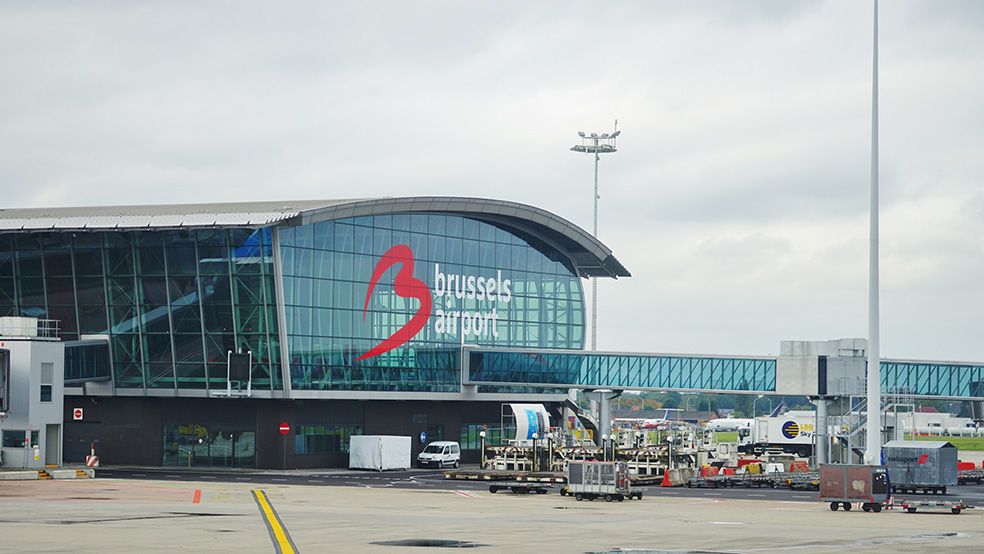 Brüksel havalimanı manzarası