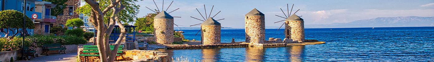 Sakız Adası manzarası