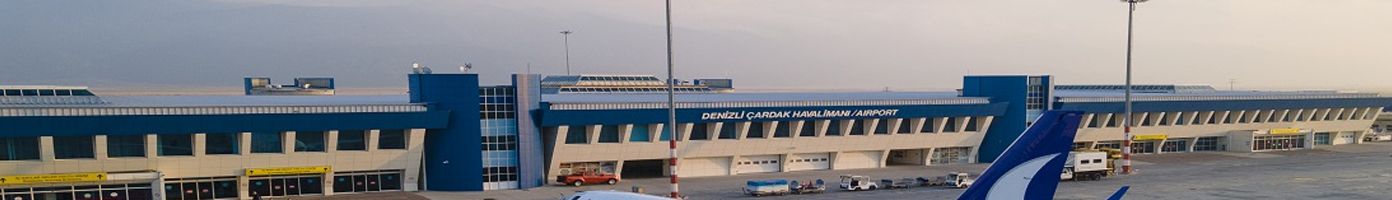 Denizli Çardak Havalimanı dıştan görünüm