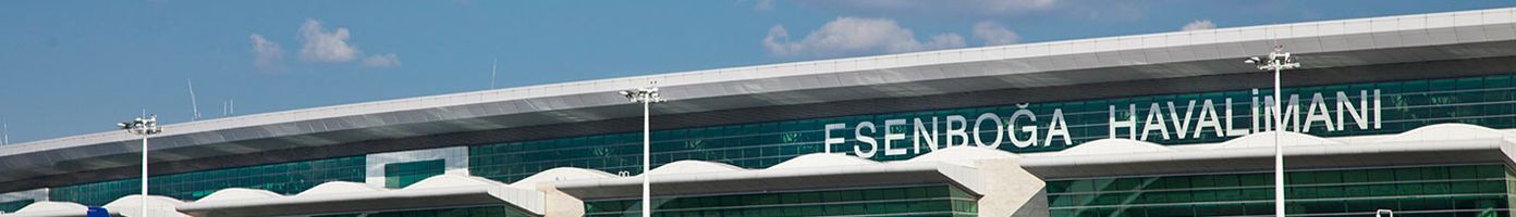 Ankara Esenboğa Havalimanı giriş tabelası