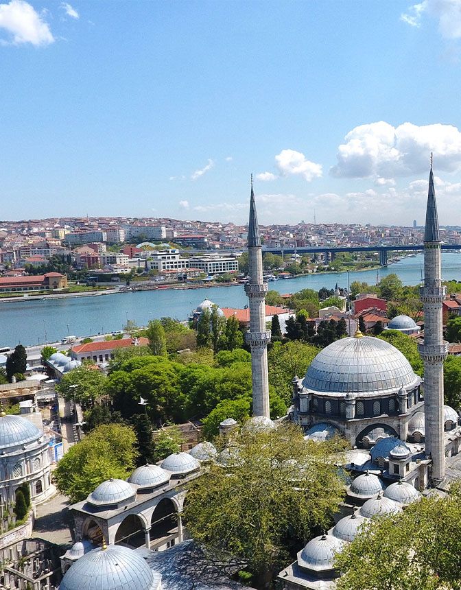 istanbul manzarası, eyüp camii