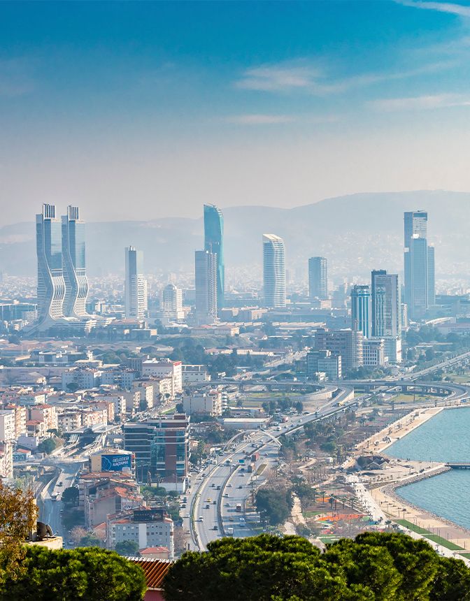 izmir şehir görünümü