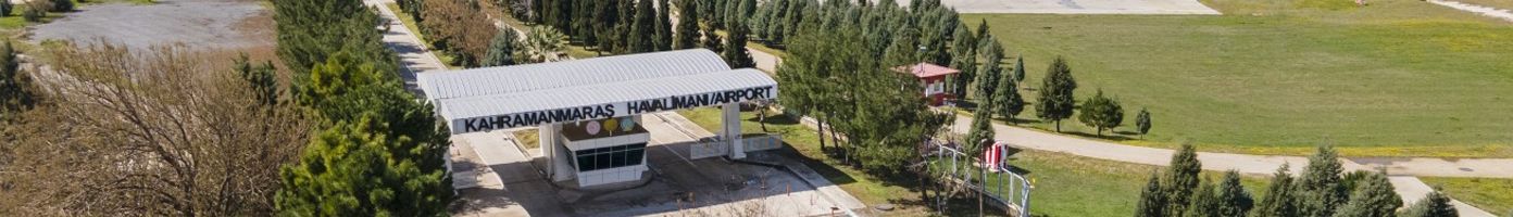 Kahramanmaraş Havalimanı girişi