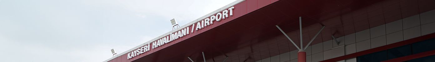 Kayseri Erkilet Havalimanı girişi