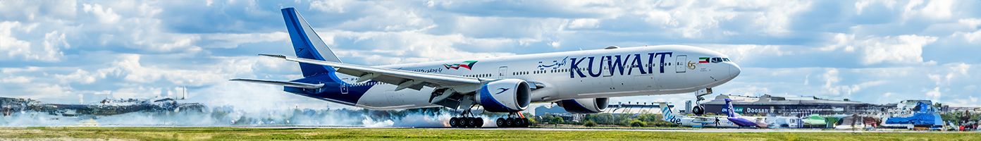 Kuveyt Havalimanı, Kuwait Airlines uçağı