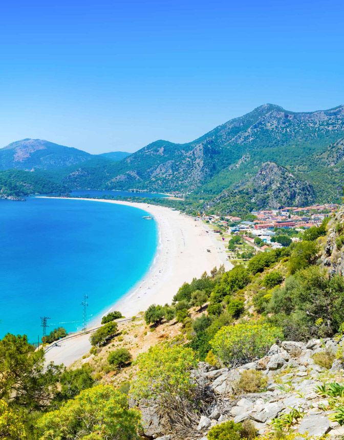 Fethiye kumsal manzarası