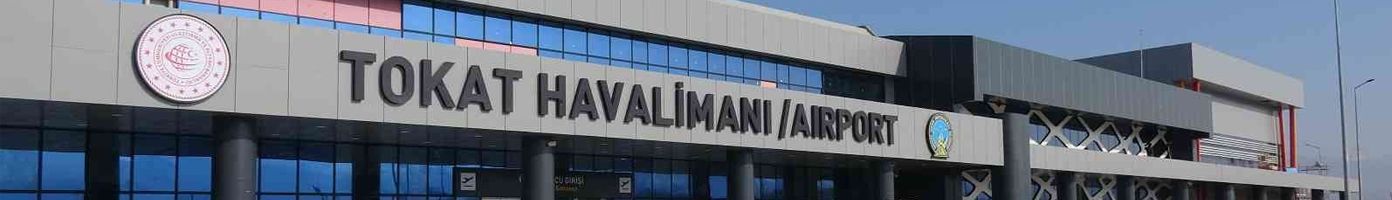 Tokat Havalimanı giriş tabelası