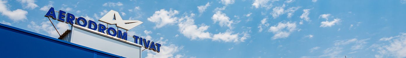 Tivat Havalimanı dış görünüm