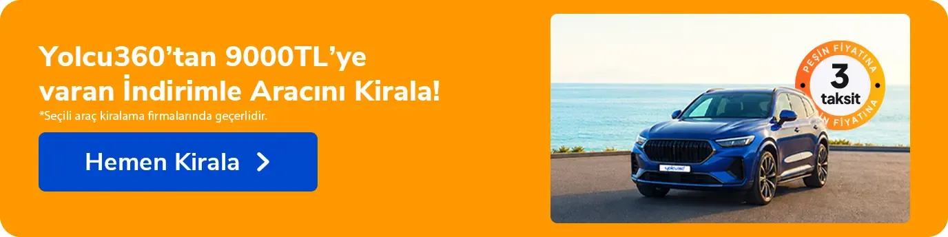 araç kiralama 9000 tl indirim 3 taksit kampanyası