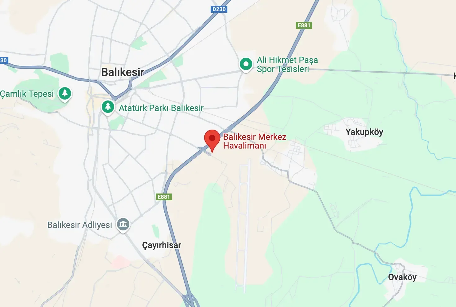 Balıkesir Merkez Havalimanı