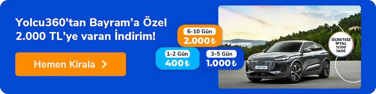 bayram'a özel araç kiralama kampanyası 2000 tl indirim