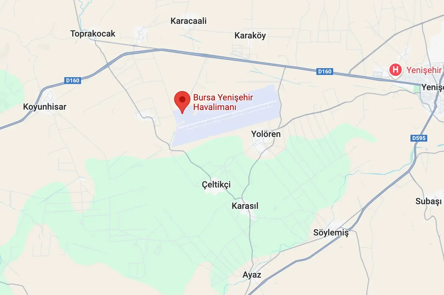 Bursa Yenişehir Havalimanı