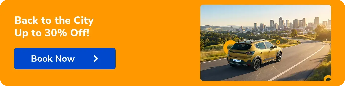 car rental % 30 discount