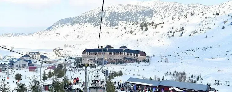 Davraz kayak merkezi seyahati