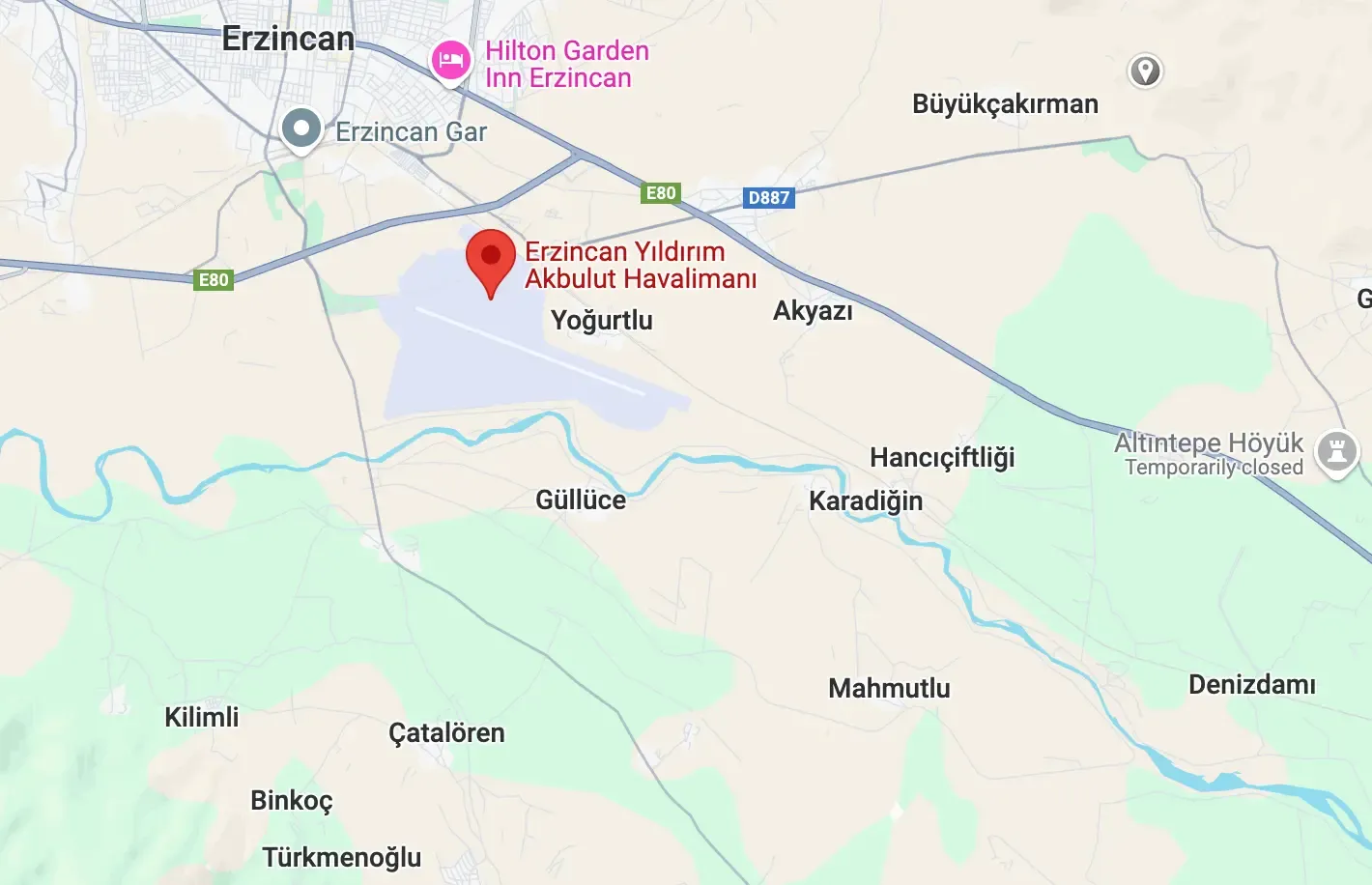 Erzincan Yıldırım Akbulut Havalimanı