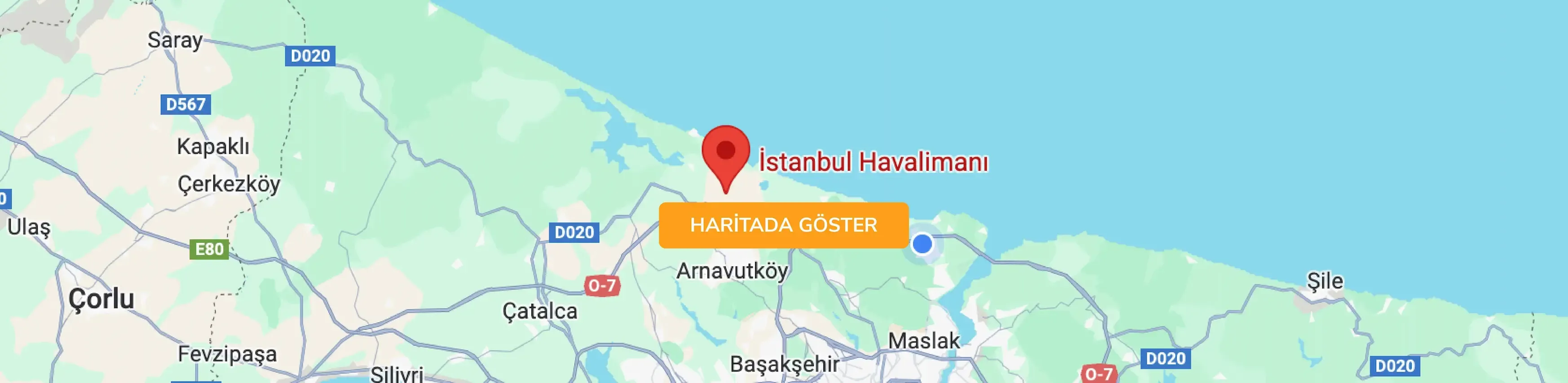istanbul havalimanı haritası