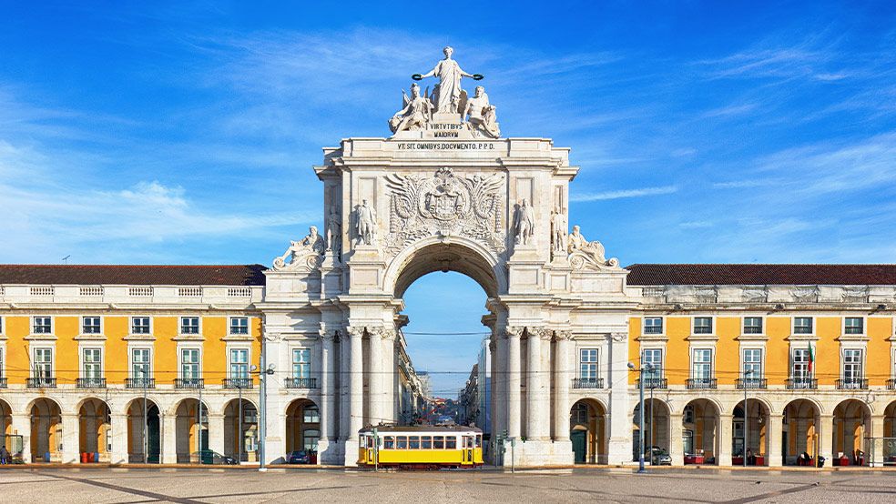 Lizbon şehir manzarası