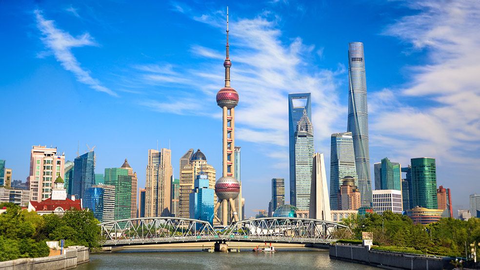 Şanghay şehir manzarası (shanghai)