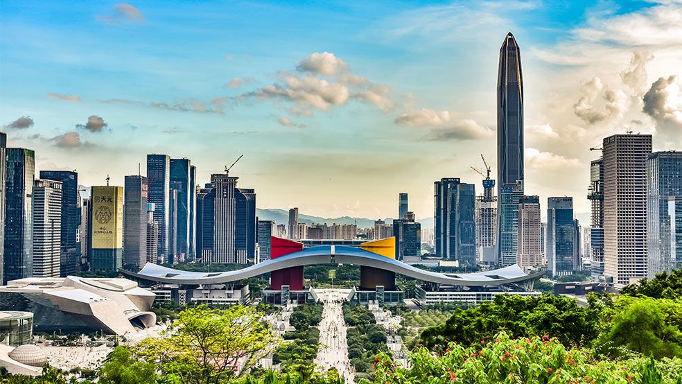 shenzhen şehir manzarası