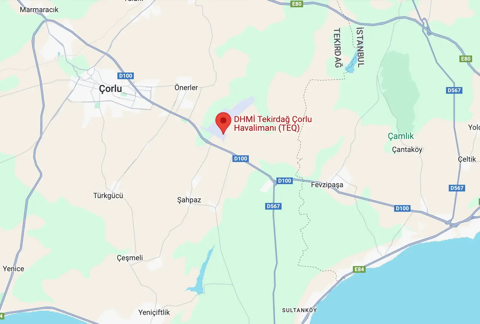 Tekirdağ Çorlu Atatürk Havalimanı