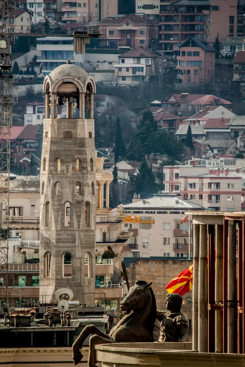 üsküp şehir görünümü