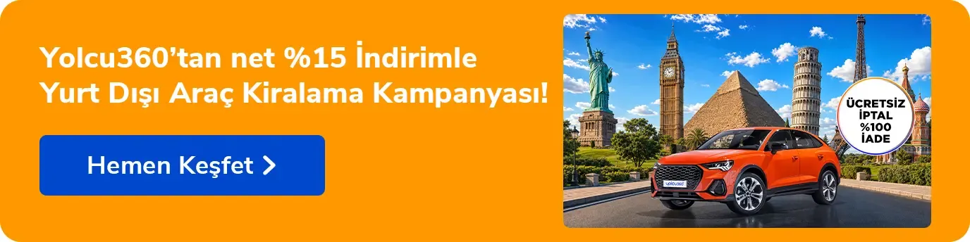 yurt dışı rent a car kampanyası